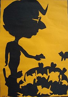 Scherenschnitt von Jeanette Silhouette